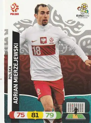 FUSSBALL - POLEN - ADRIAN MIERZEJEWSKI, EURO 2012, Panini