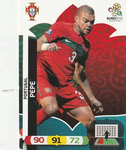 FUSSBALL - PORTUGAL - PEPE, EURO 2012, Panini