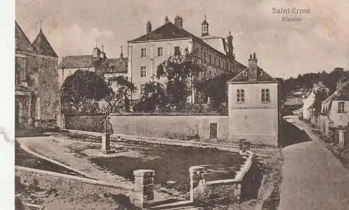 [Ansichtskarte] F 02850 SAINT ERME OUTRE ET RAMICOURT, Kloster St. Erme, 1. Weltkrieg, Verlag Trenkler. 