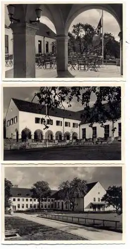 [Ansichtskarte] 7990 FRIEDRICHSHAFEN - MANZELL, Dornier - Heim, 3 AK, NS - Beflaggung. 