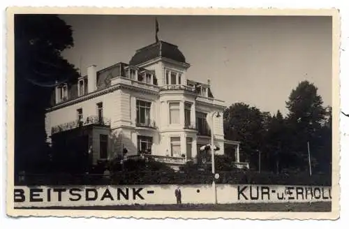 [Ansichtskarte] 5300 BONN - BAD GODESBERG - MEHLEM, Villa Haus Steineck, DAF Erholungsheim Arbeitsdank, NS-Beflaggung, 1936. 