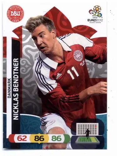 FUSSBALL - DÄNEMAK - NICKLAS BENDTNER, EURO 2012, Panini