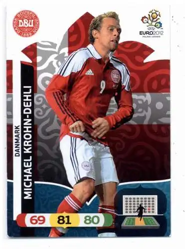 FUSSBALL - DÄNEMAK - MICHAEL KROHN - DEHLI, EURO 2012, Panini
