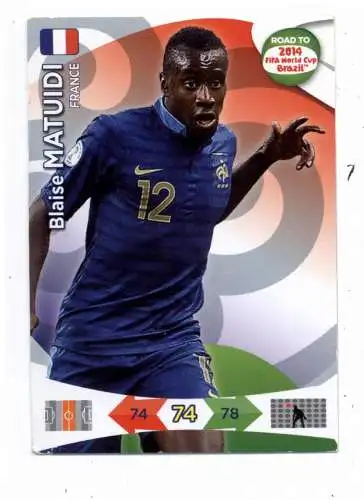 FUSSBALL - FRANKREICH - BLAISE MATUDI, WM 2014, Panini