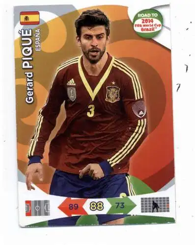 FUSSBALL - SPANIEN - GERARD PIQUE, WM 2014, Panini