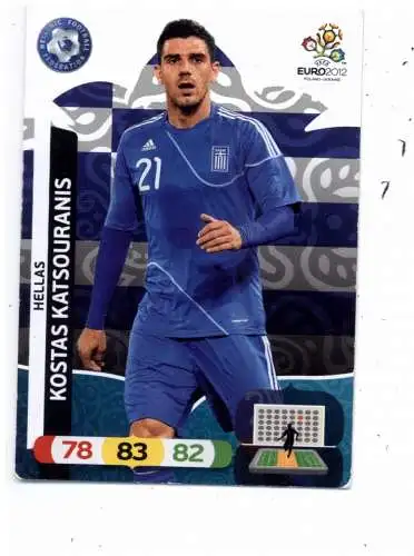 FUSSBALL - GRIECHENLAND - KOSTAS KATSOURANIS, EURO 2012, Panini