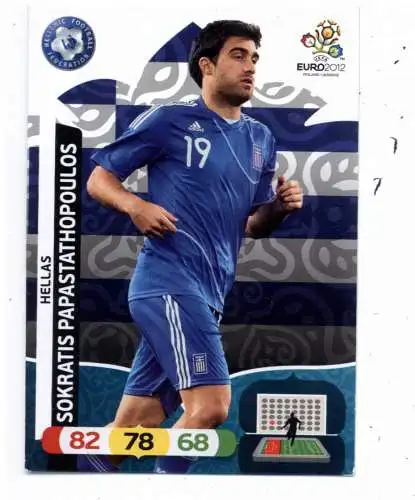 FUSSBALL - GRIECHENLAND - SOKRATIS PAPASTATHOPOULOS, EURO 2012, Panini