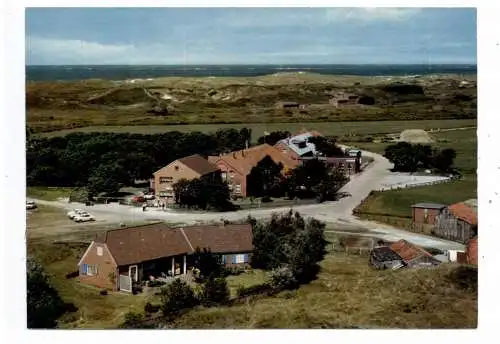 [Ansichtskarte] 2972 BORKUM, Akkermann's Bauernstube, Luftaufnahme. 
