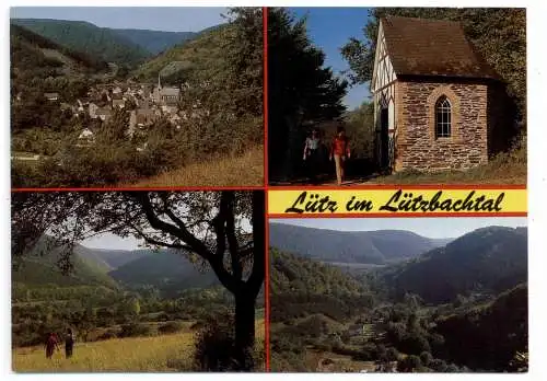 [Ansichtskarte] 5590 COCHEM - LÜTZ im Lützbachtal. 