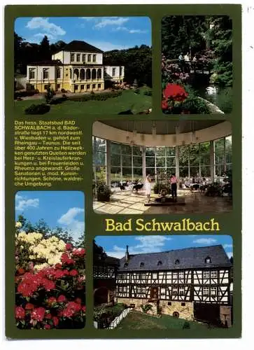 6208 BAD SCHWALBACH / LANGENSCHWALBACH, Chronik - AK