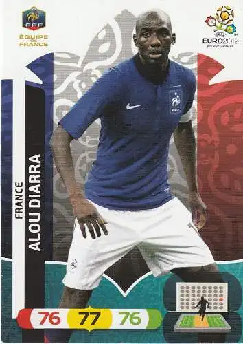 FUSSBALL - FRANKREICH - ALOU DIARRA, EURO 2012, Panini