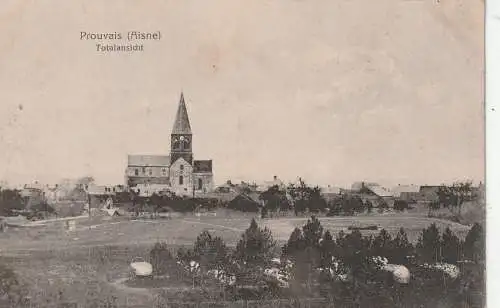 [Ansichtskarte] F 02190 PROUVAIX, 1. Weltkrieg, Gesamtansicht, 1916. 