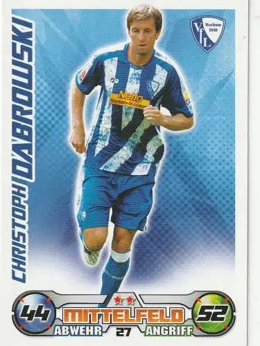 FUSSBALL - VFL BOCHUM - CHRISTOPH DABROWSKI, Match Attax