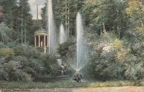 [Ansichtskarte] 4190 KLEVE, Amphitheater, Künstler-Karte, TUCK - Oilette, 1919. 