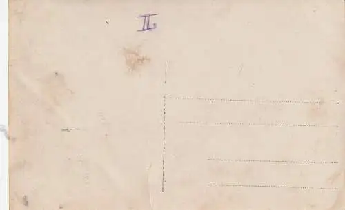 [Ansichtskarte] PL 06-300 PRZASNYSZ / PRASCHNITZ, Artilleriestellung März-Mai 1915 Wald Borowe, Photo-AK, Einriss. 
