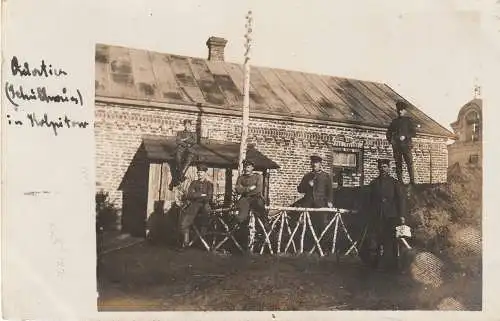 [Ansichtskarte] UKRAINE - KOLOPITOW / Nähe Horochiw, 1. Weltkrieg, Deutsche Mörserstellung, 10 Photo-AK. 