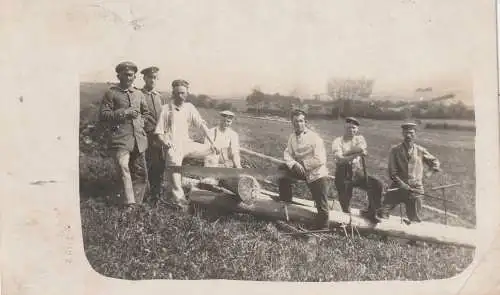 [Ansichtskarte] UKRAINE - KOLOPITOW / Nähe Horochiw, 1. Weltkrieg, Deutsche Mörserstellung, 10 Photo-AK. 