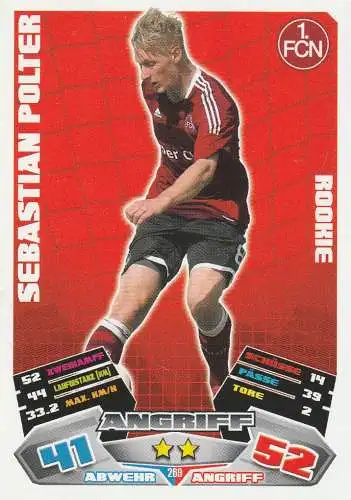 FUSSBALL - 1.FC NÜRNBERG - SEBASTIAN POLTER, Match Attax