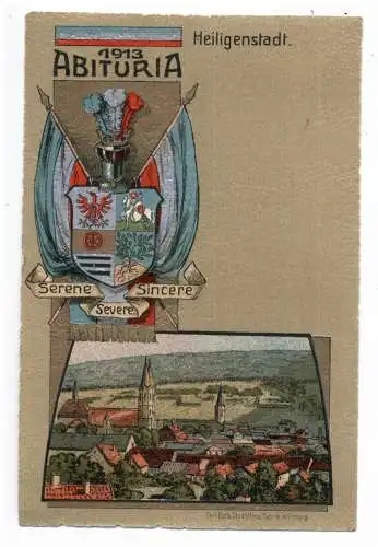 [Ansichtskarte] 0-5630 HEILIGENSTADT, ABITURIA 1913. 