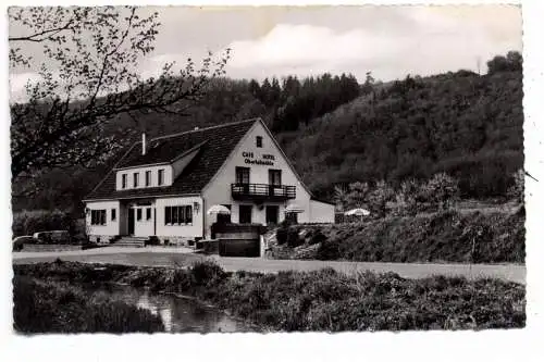 [Ansichtskarte] 5358 BAD MÜNSTEREIFEL - EICHERSCHEID, Hotel / Cafe Oberfollmühle, 1957. 