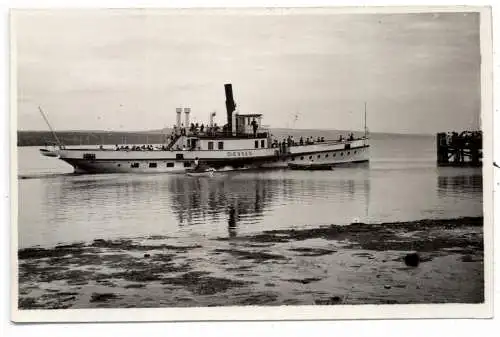 [Ansichtskarte] BINNENSCHIFFE - AMMERSEE, "DIESSEN", Photo-AK. 
