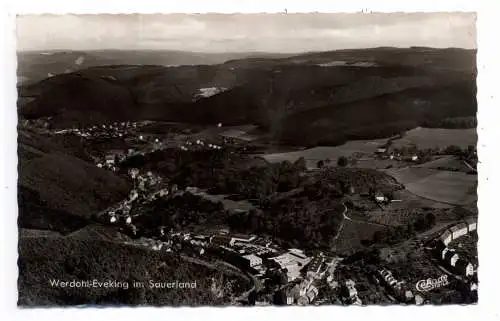 [Ansichtskarte] 5980 WERDOHL - EVEKING, Luftaufnahme 1963. 