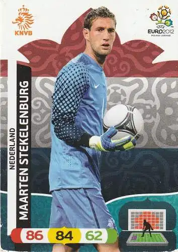 FUSSBALL - NIEDERLANDE - MAARTEN STEKELENBURG, EURO 2012, Panini