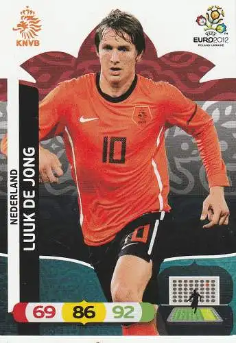 FUSSBALL - NIEDERLANDE - LUUK DE JONG, EURO 2012, Panini