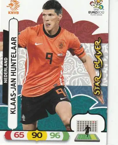FUSSBALL - NIEDERLANDE - KLAAS-JAN HUNTELAAR, EURO 2012, Panini