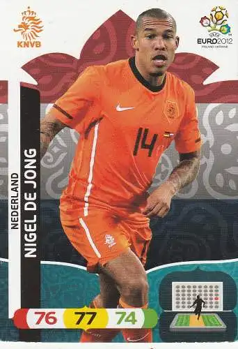 FUSSBALL - NIEDERLANDE - NIGEL DE JONG, EURO 2012, Panini