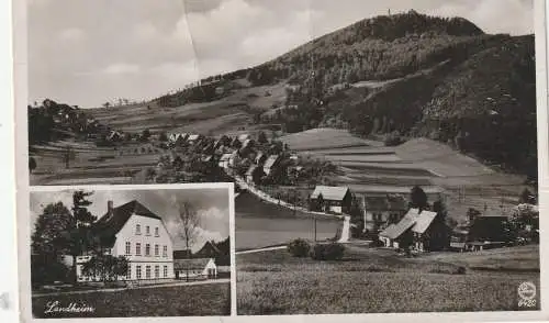 [Ansichtskarte] 0-8802 GROSSCHÖNAU - WALTERSDORF, Landheim der Bautzener Oberschule, kl. Druckstellen. 