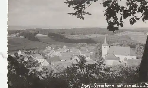 5488 ADENAU - AREMBERG, Blick über den Ort, 1959