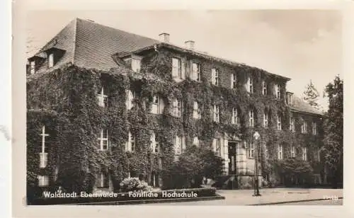 0-1300 EBERSWALDE, Forstliche Hochschule, 1958
