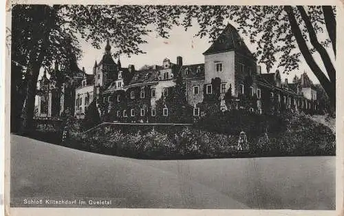 [Ansichtskarte] NIEDER - SCHLESIEN - WEHRAU / OSIECZNICA, Schloß Klitschdorf, Verlag Carpentier. 