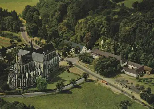 [Ansichtskarte] 5068 ODENTHAL - ALTENBERG, Luftaufnahme Altenberger Dom und Umgebung, 1962. 
