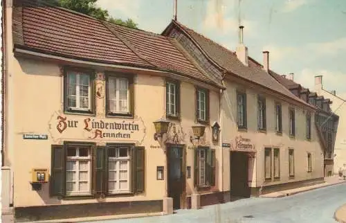 [Ansichtskarte] 5300 BONN - BAD GODESBERG, Gaststätte "Zur Lindenwirtin", 1960. 