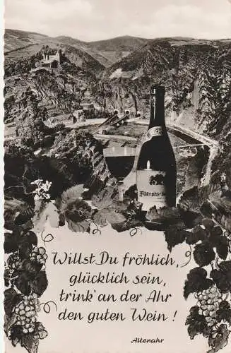 [Ansichtskarte] 5486 ALTENAHR, Blick in das Ahrtal, 1955. 