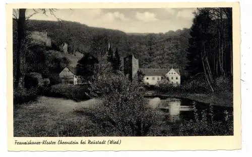 [Ansichtskarte] 5464 ASBACH - EHRENSTEIN, Franziskanerkloster Ehrenstein an der Wied. 