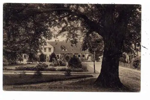 0-2063 MALCHOW, Partie im Klostergarten, Verlag Goldiner