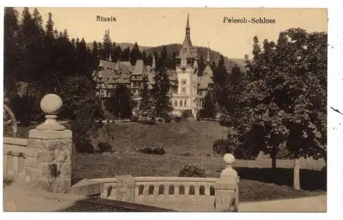 ROMANIA / RUMÄNIEN - SINAIA, Pelesch Schloß, Feldbuchhandel - Berlin