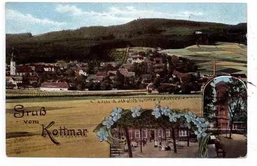 0-8701 KOTTMAR, Gruß vom Kottmar, 1910