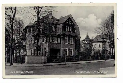[Ansichtskarte] 0-8000 DRESDEN - WEISSER HIRSCH, Fremdenheim Neumann, Boizenstrasse. 