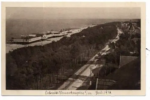 [Ansichtskarte] 0-2565 KÜHLUNGSBORN - BRUNSHAUPTEN, Bülow - Weg, Familienbad, 1916. 