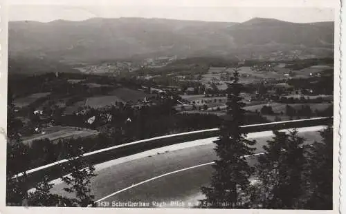 [Ansichtskarte] NIEDER - SCHLESIEN - SCHREIBERHAU / SZKLARSKA POREBA, Blick von der Sudetenstrasse. 