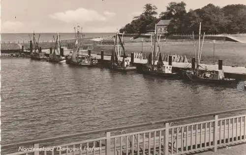 [Ansichtskarte] 2930 VAREL - DANGAST, Hafen, Fischerboote, 60er Jahre. 