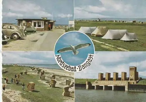 [Ansichtskarte] 2930 VAREL - DANGAST, 5 Ansichten, Camping, BMW ISETTA, VW Käfer. 