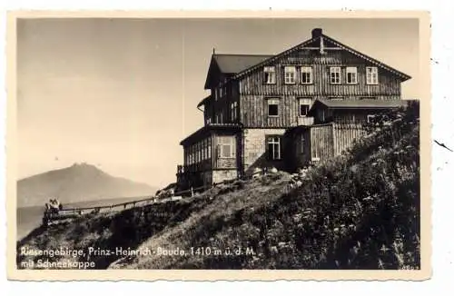 [Ansichtskarte] NIEDER - SCHLESIEN - KRUMMHÜBEL / KARPACZ, Prinz Heinrich Baude, Schneekoppe. 