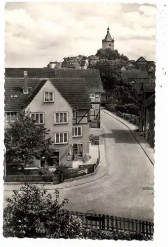 [Ansichtskarte] 3501 EDERMÜNDE - BESSE, Gänseweide / Großenritter - Straße, Drogerie Ramisch. 
