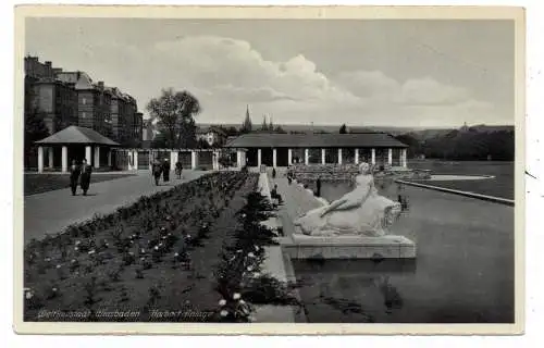 [Ansichtskarte] 6200 WIESBADEN, Herbert Anlage, 1938. 