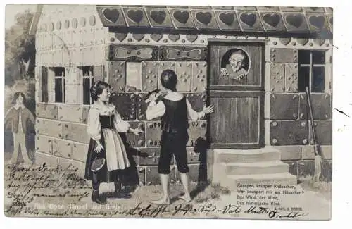 [Ansichtskarte] 5200 SIEGBURG, Engelbert Humperdinck Oper Hänsel & Gretel, 3.Akt. 